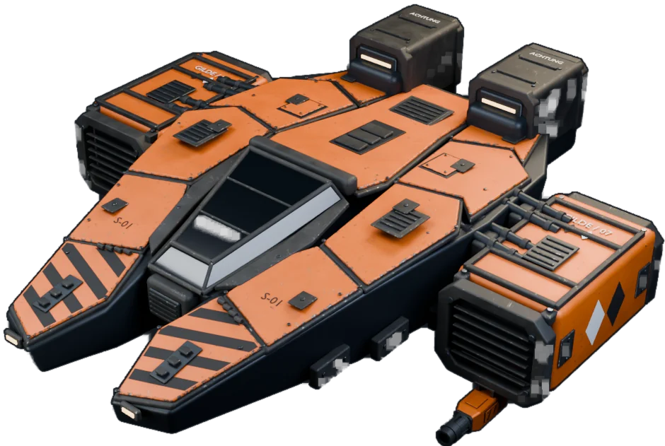 S-01 Starter · SATURN, Renderbild aus dem Spiel